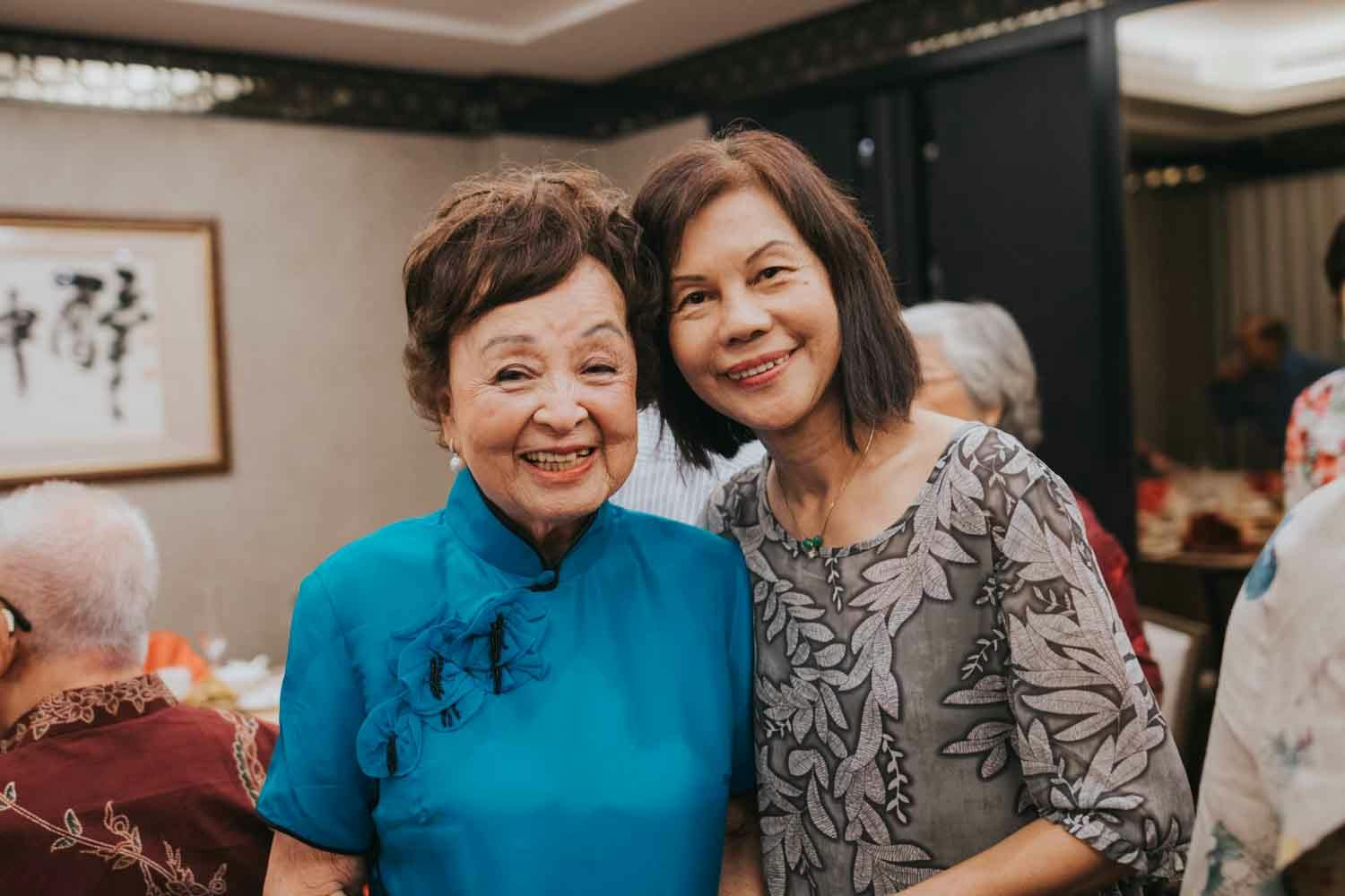 90th birthday celebration at Tung Lok for Mrs Kwan captured by professional birthday event photographer