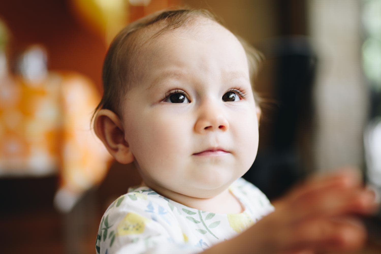 cute baby during her 1st birthday party at a beach house in singapore