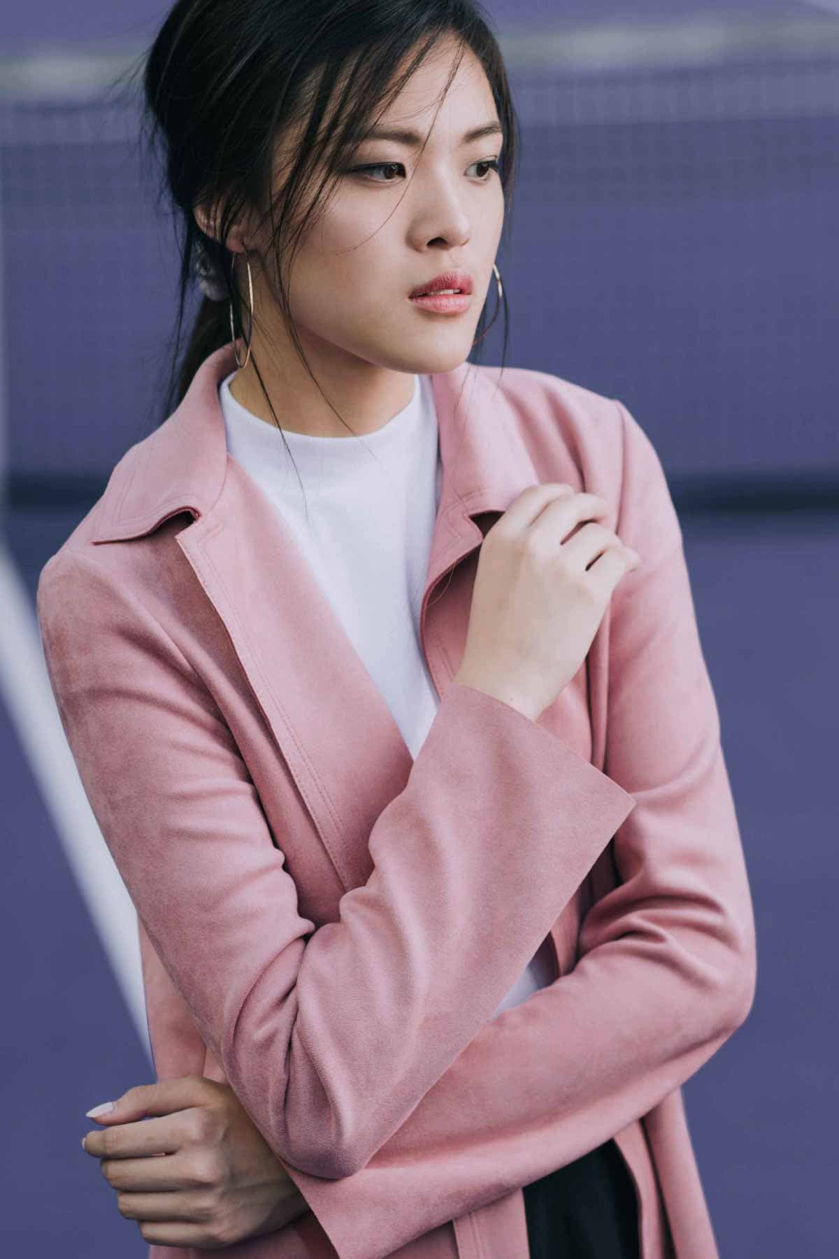 fashion model outdoor studio tennis court zara conceptual shoot singapore